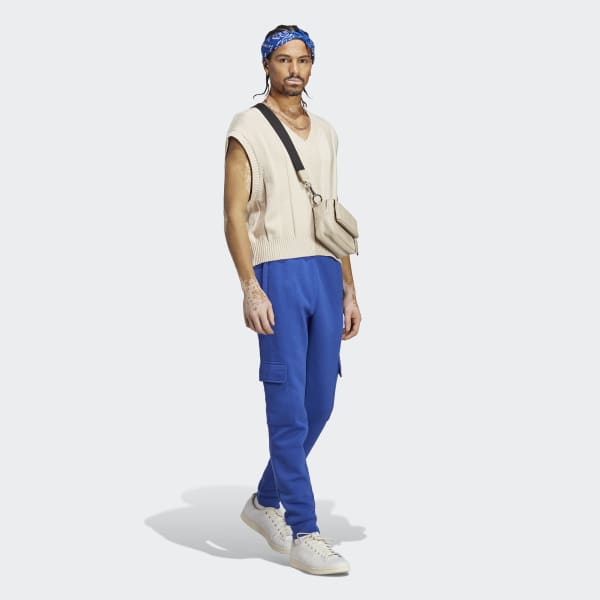 Bleu Pantalon cargo Trefoil Essentials