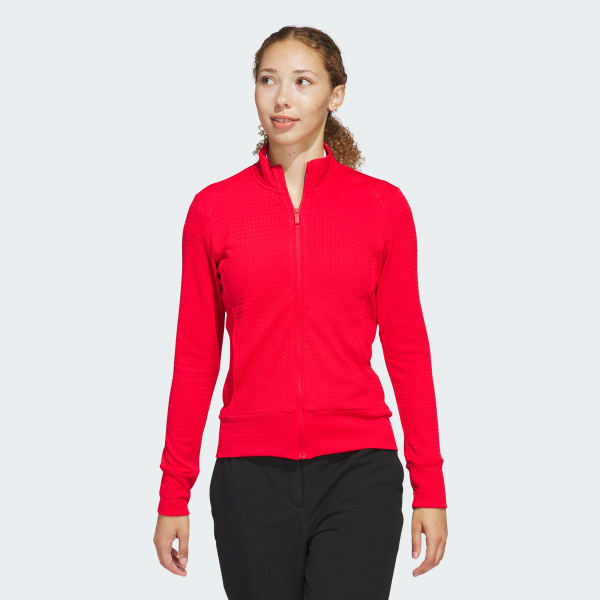 adidas Ultimate 365 Textured Ladies Golf Jacket - Silver adidas Ultimate 365 Textured Ladies Golf Jacket - Silver