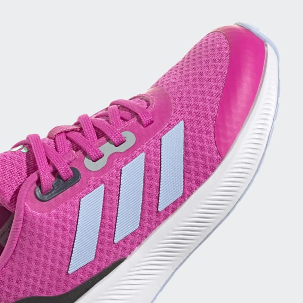 adidas Falcon 3 Sport Lace Shoes - Pink Kids' Running | adidas