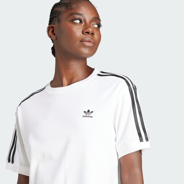 adidas 3 Stripes T Shirt White adidas Ireland