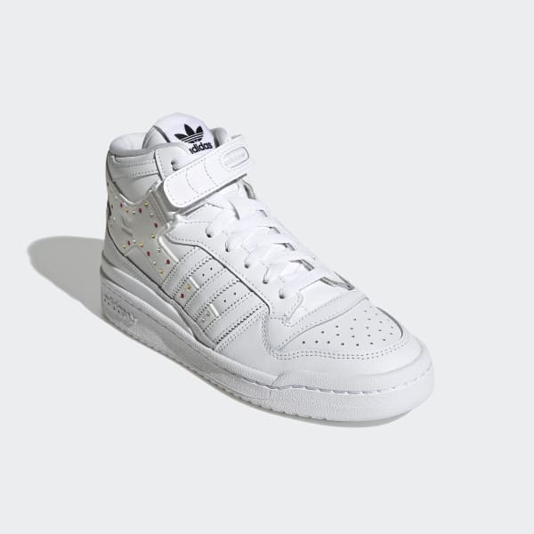 White Forum Mid Shoes LLA29