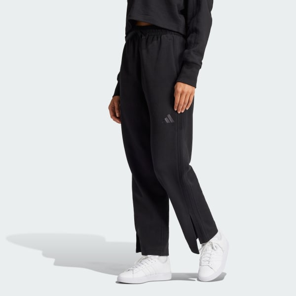 Sort ALL SZN French Terry 3-Stripes Straight Leg bukser