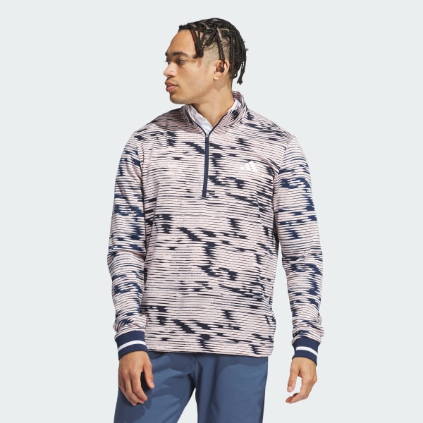Adidas quarter zip golf top shop