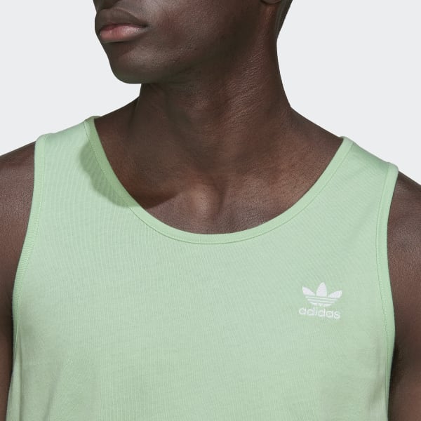 Zielony Adicolor Essentials Trefoil Tank Top JKZ51