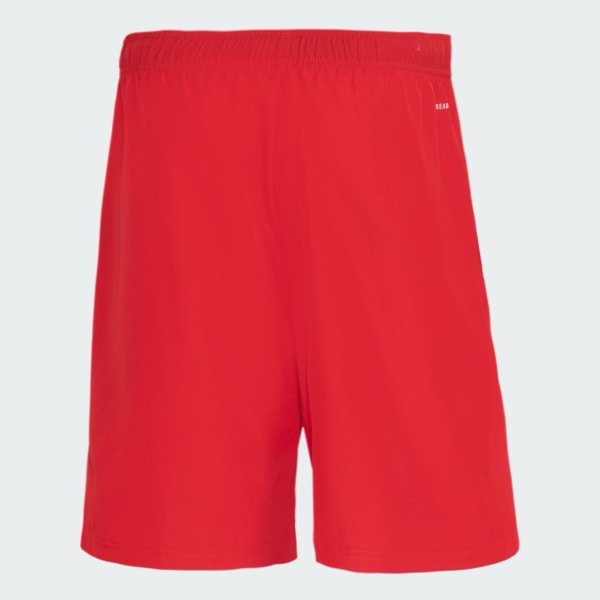 Vermelho Shorts Malha Plana Aeroready
