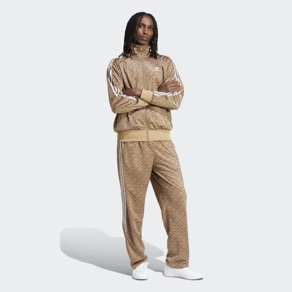 adidas ファイヤーバード トラックジャケット ブラウン L adidas ファイヤーバード トラックジャケット ブラウン L - メルカリ