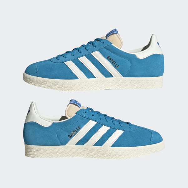 Adidas gazelle aqua blue hot sale
