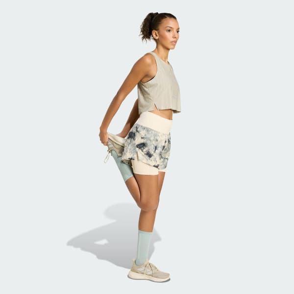 Beige shorts Adi365 Spray Dye 2 en 1