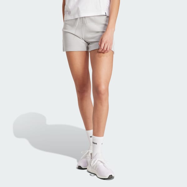 Gris Shorts Essentials Monogram Graphic Felpa Francesa