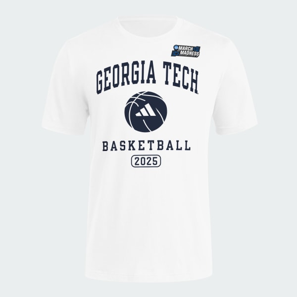 adidas Georgia Tech March Madness Basketball Shirt - White
