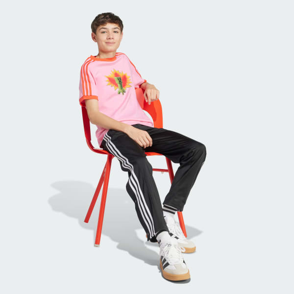 Rosado Polo gráfico adidas Originals x Minecraft