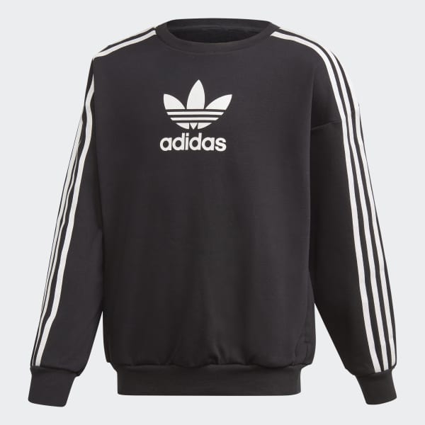 adidas Crew Sweatshirt - Black | adidas US