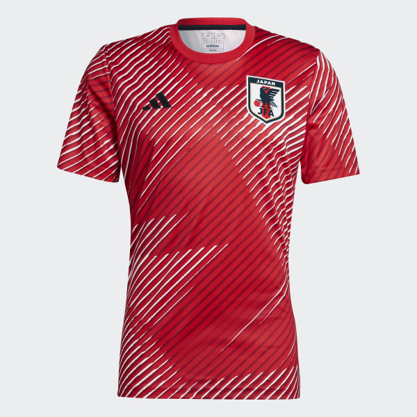 Wit Japan Pre-Match Voetbalshirt RO610