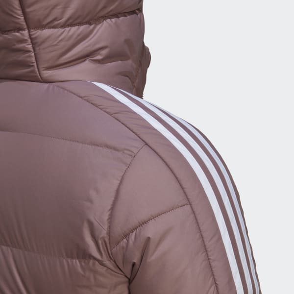 Purple Essentials Midweight Down Hooded Jacket
