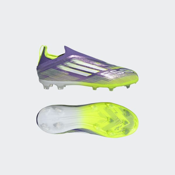 adidas F50 Elite Laceless Firm Ground Cleats Kids - Purple