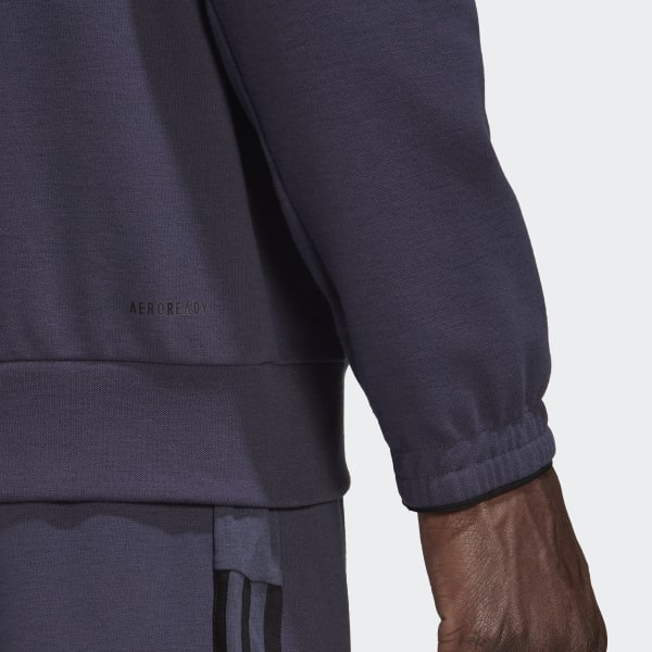 Bleu Veste à capuche entièrement zippée AEROREADY Yoga ID021