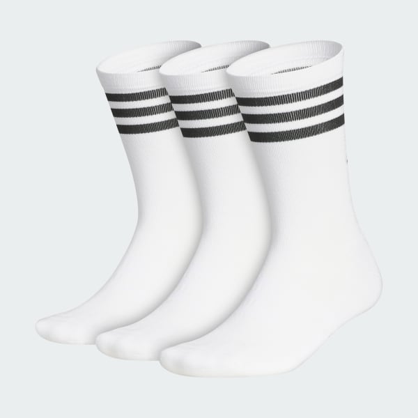 White 3 PK CREW SOCKS