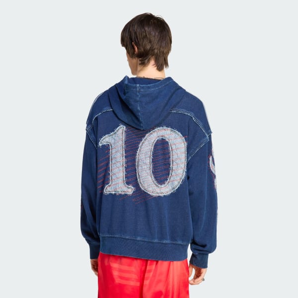 Mavi adidas Originals Japonya 26 Kapüşonlu Üst