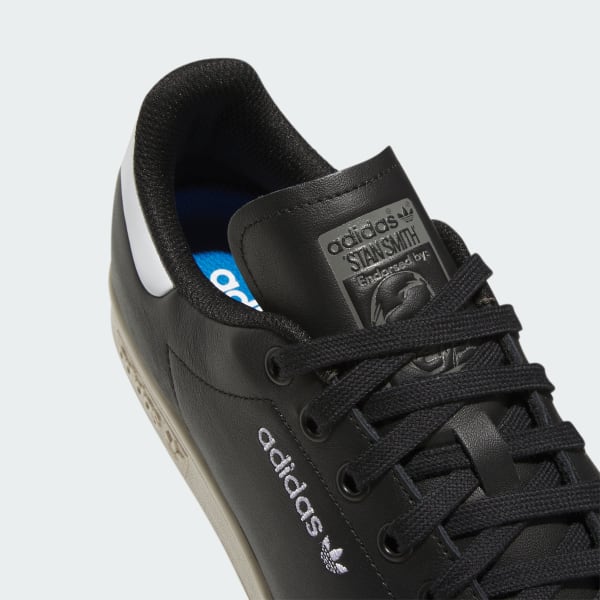 Adidas stan smith 2 black/white/red leather trainers cheap