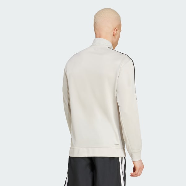 Beige 에센셜 3S 트레이닝 트랙탑