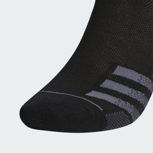 Black Superlite Quarter Socks 3 Pairs FZ7075X