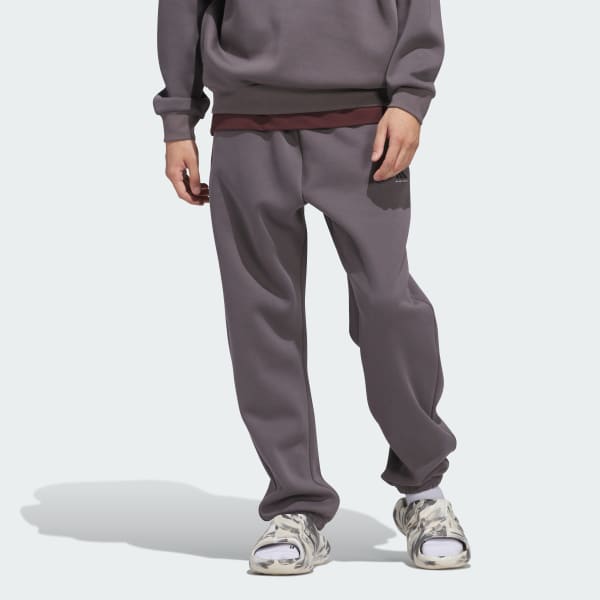 Gris Jogger molleton adidas Basketball (Non genré)