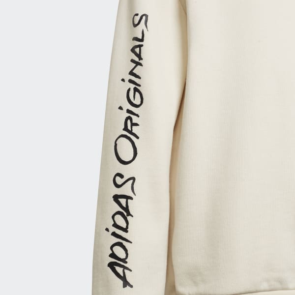 Blanc Sweat-shirt ras-du-cou adidas Originals x André Saraiva VL291