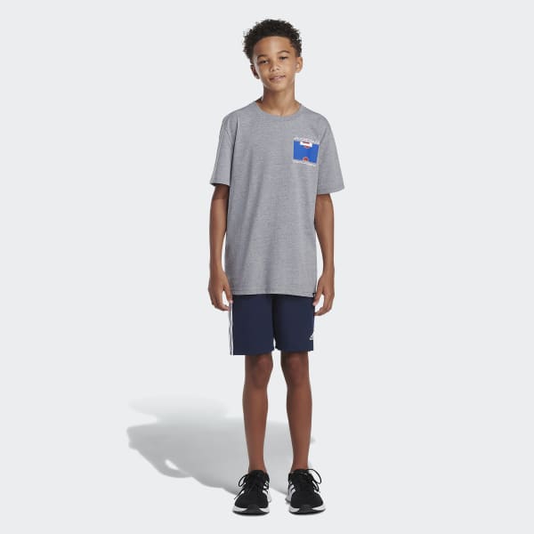 Grey Heather Mod Court Tee