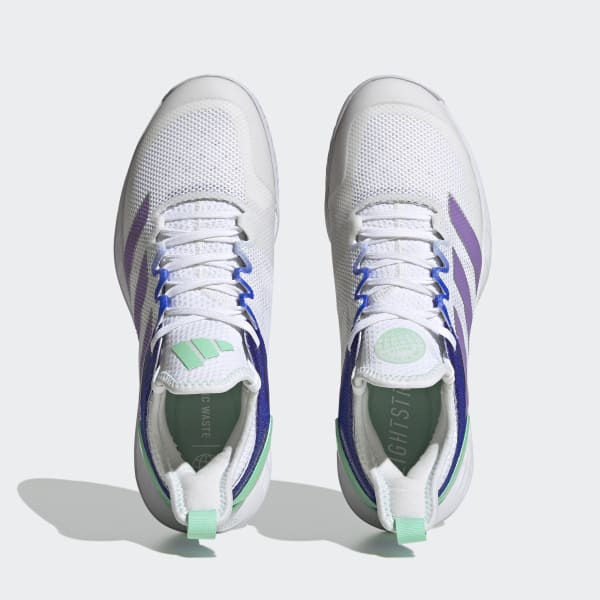 Hvit adizero Ubersonic 4 Tennissko