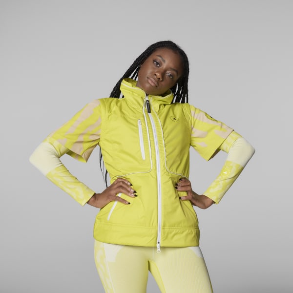 adidas by Stella McCartney TruePace Two in One Jacket Yellow Free Shipping with adiClub adidas Canada