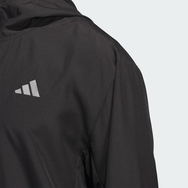 Adidas black shop run it jacket