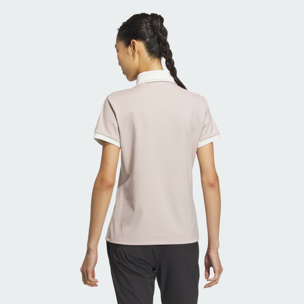 สีน้ำตาล เสื้อโปโลแขนสั้น 3-Stripes HEAT.RDY