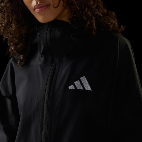 adidas Terrex Multi 2 Layer CLIMAPROOF Rain Parka Jacket - Black