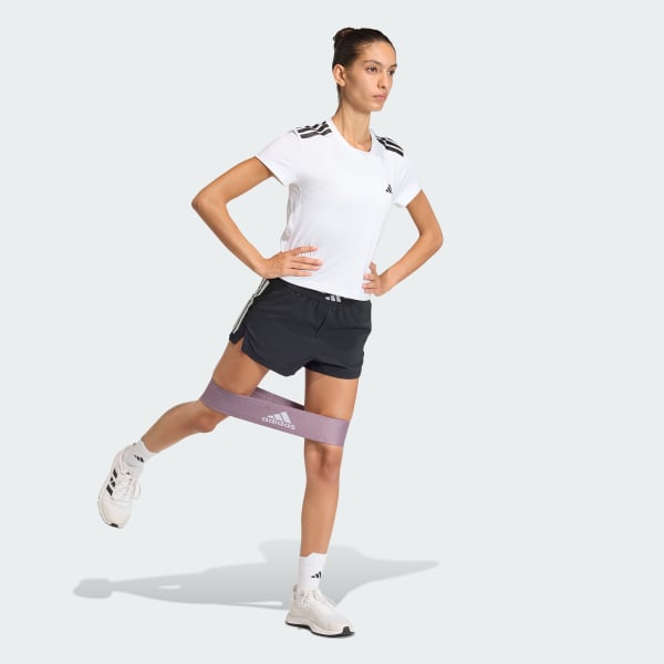 Black Hyperglam 3-Stripes Woven Shorts