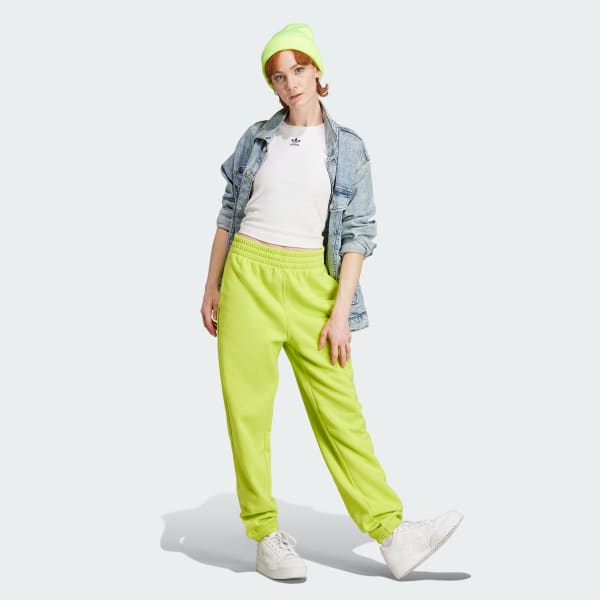 adidas Essentials Fleece Joggers - Yellow | Women's Lifestyle | adidas US