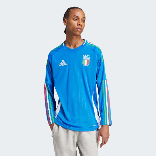 Maillot manches longues Domicile Italie 24 Bleu adidas adidas France