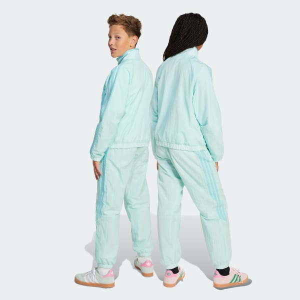 Turquoise Teamgeist Track Top Kids