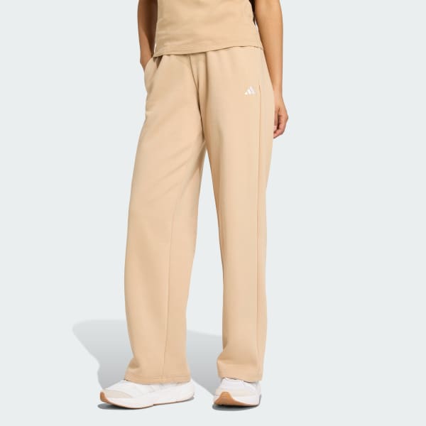 Marrone Pantaloni Essentials Small Logo Feel Comfort Open-Hem