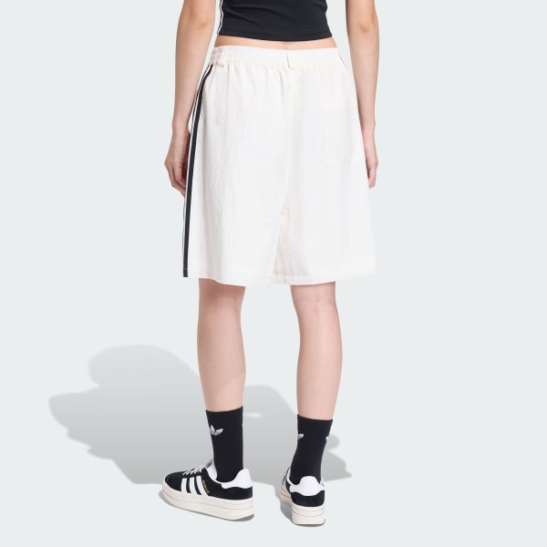 White BERMUDA SHORTS