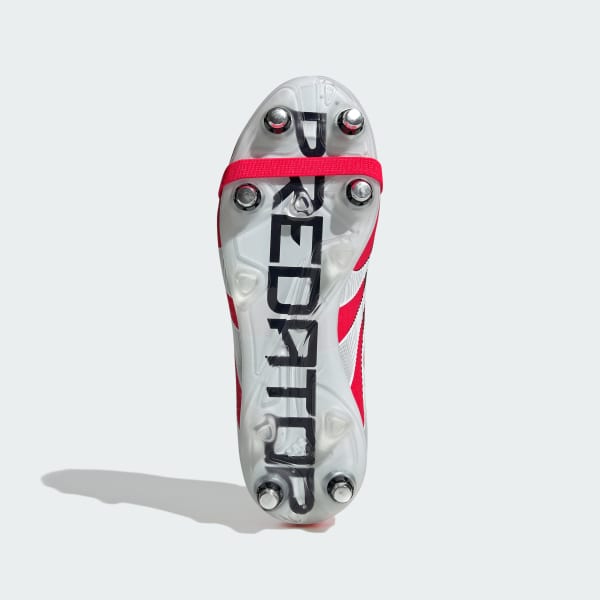 Red Predator Elite Fold-Over Tongue Soft Ground Boots Kids
