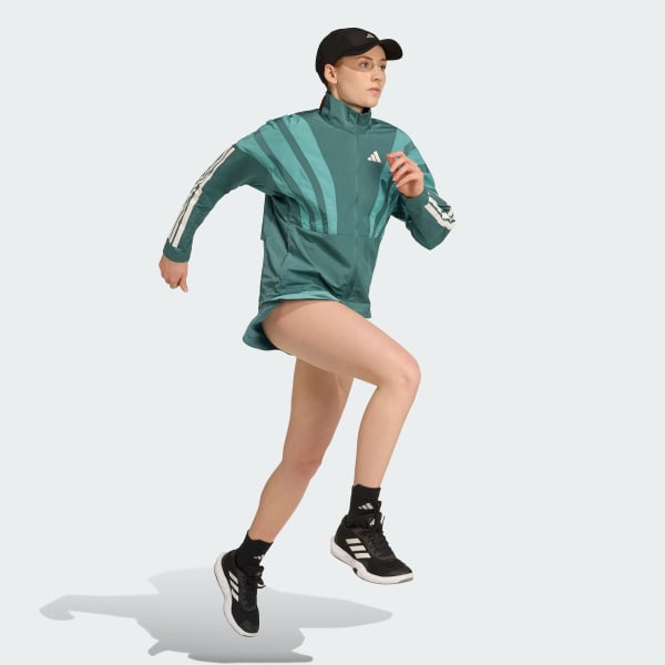 Gron Adizero Archive løbejakke