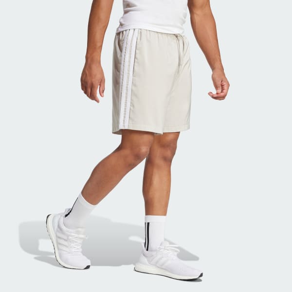 Bege Shorts Essential Três Listras Chelsea