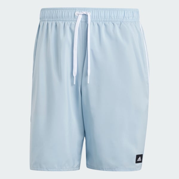 adidas 3-Stripes CLX Swim Shorts - Blue | Men's Swim | adidas US