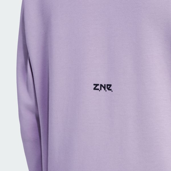 Jaqueta com Capuz Zíper Z.N.E. Premium - Roxo adidas