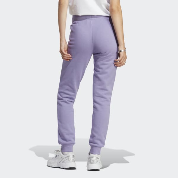 Violeta Pantalón Deportivo Adicolor Essentials Ajustado