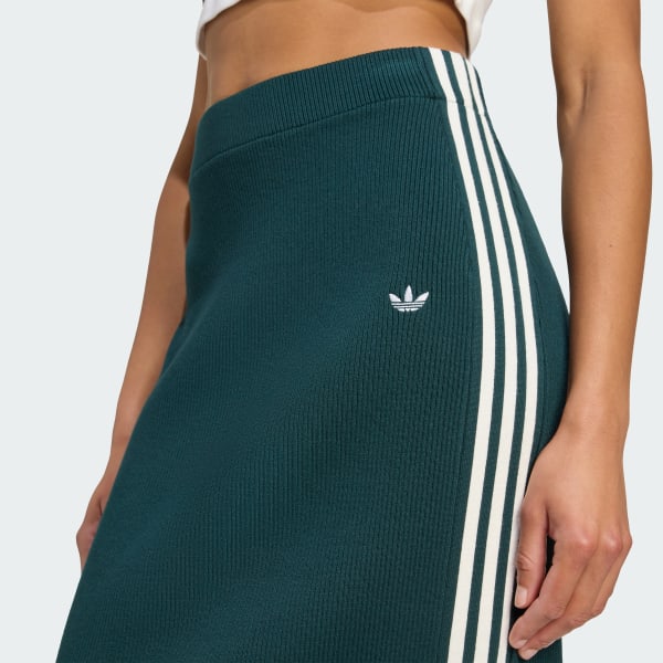 アディダス アディカラー ニット スリーストライプス スカート