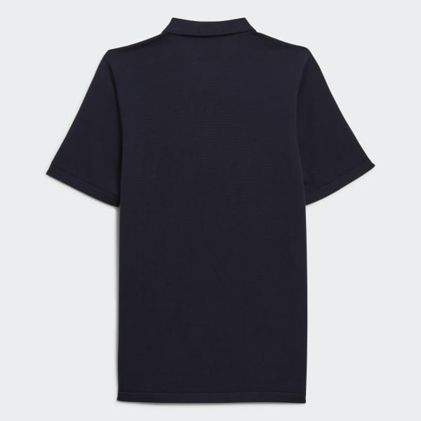 Blue Short Sleeve Polo Shirt LOG62