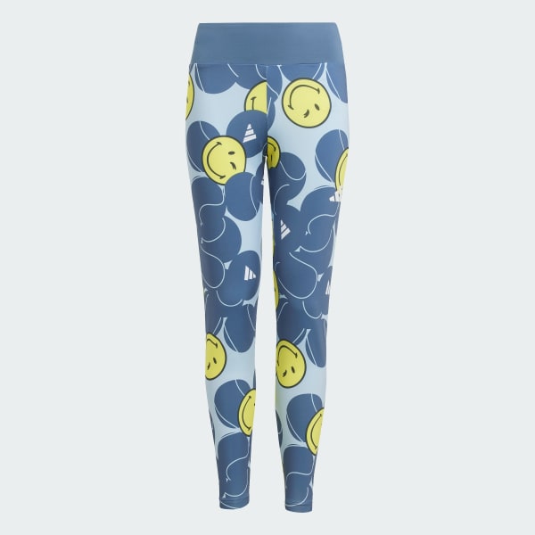 Azul Licras adidas x Smileyworld Training Niños