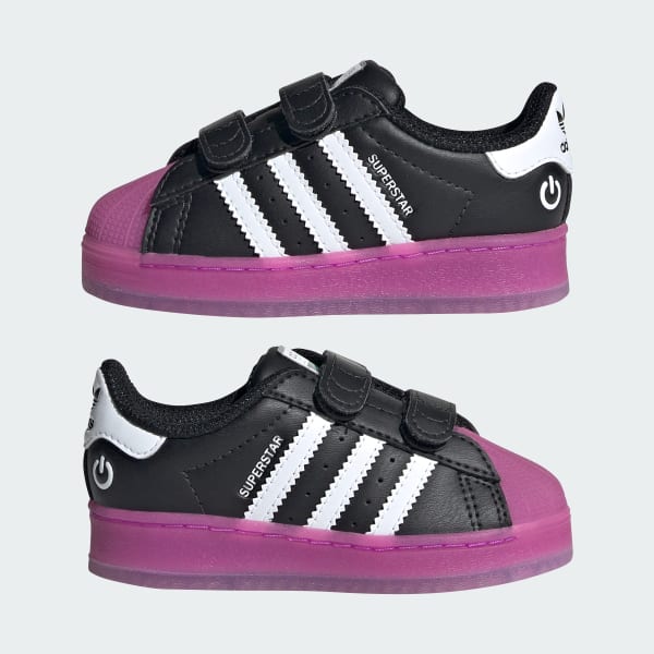 Chaussure fermeture confortable Superstar LED Lights Enfants