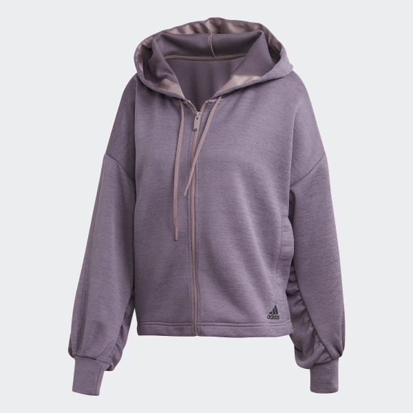 adidas purple hoodie women's